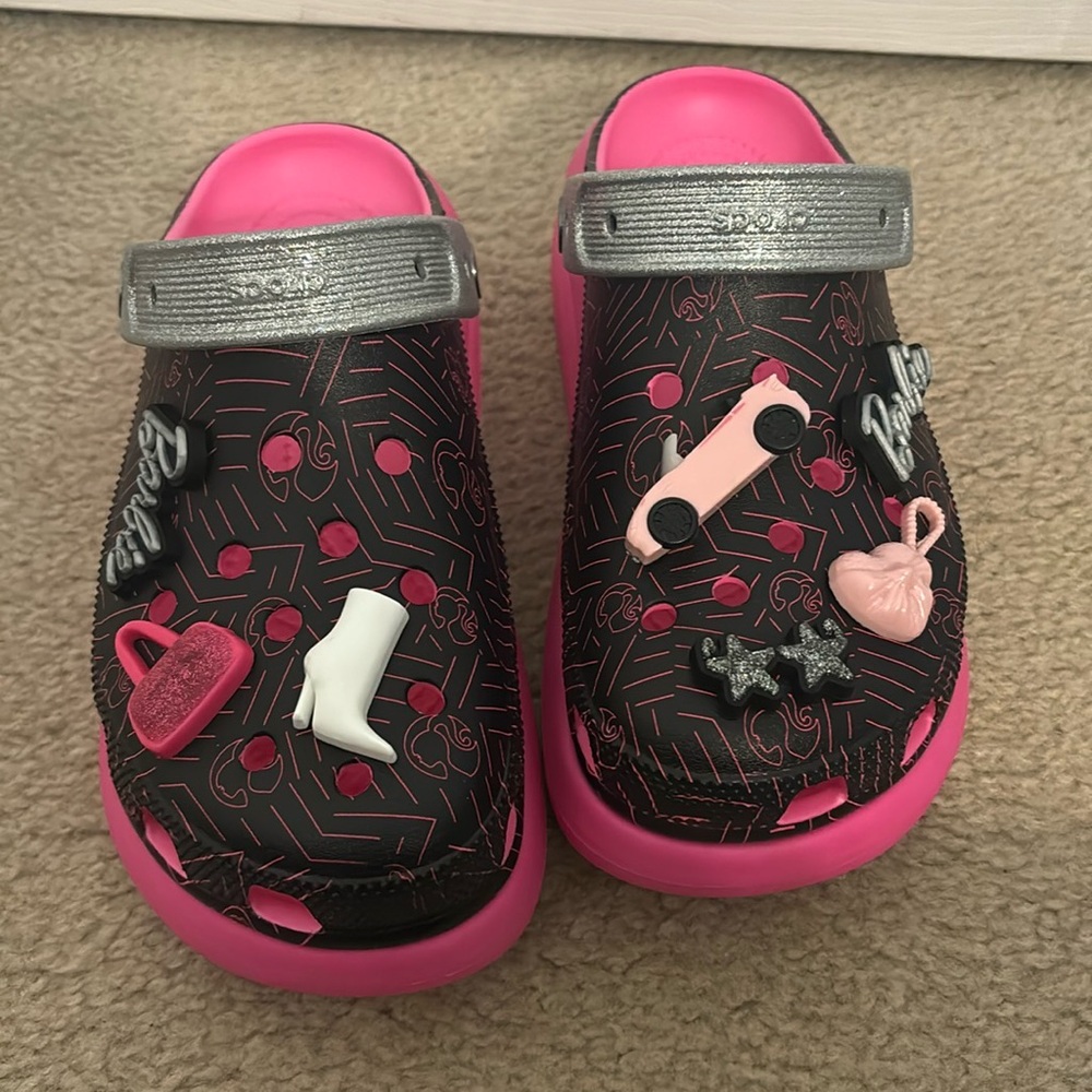 Barbie Platform Crocs